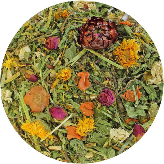 Pasture Plus+ Salad Essentials - Healthy Natural High-Fiber Dried Flower & Herb Treat - Squirrels, Guinea Pigs, Rabbits, Chinchillas, Prairie Dogs, Degus, Hamsters, Gerbils & Other Small Pets