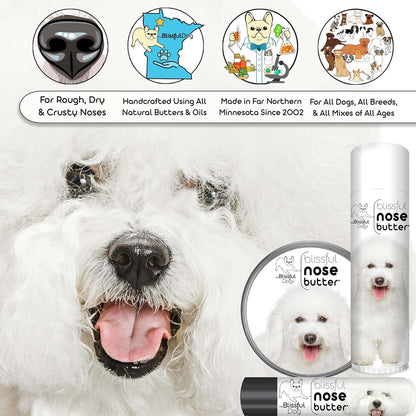 The Blissful Dog Bichon Frise Unscented Nose Butter, 16oz