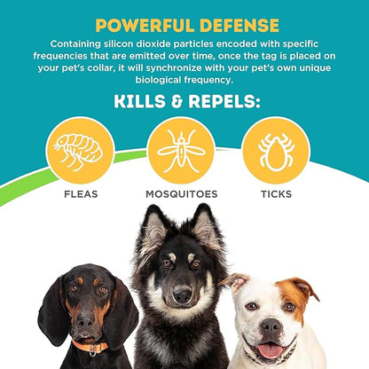 Only Natural Pet EasyDefense Tag – Lightweight, Water-Resistant Collar Attachment for Dogs & Cats – Year-Round Wearable Comfort Accessory | Non-Chemical & Durable Design