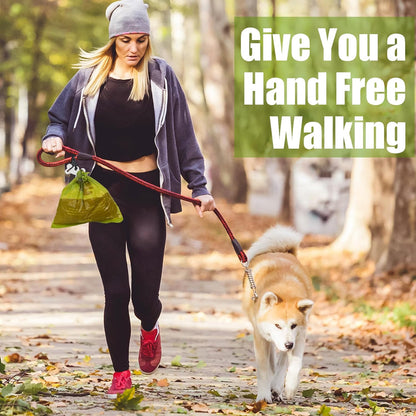 2Packs Dog Poop Bag Holder for Leash Attachment Dog Poop Bag Dispenser Dog Waste Bag Dispensers Dog Poop Bag Holders Fit Dog Leash Accessory With Hand Free Holder Carriers, Black