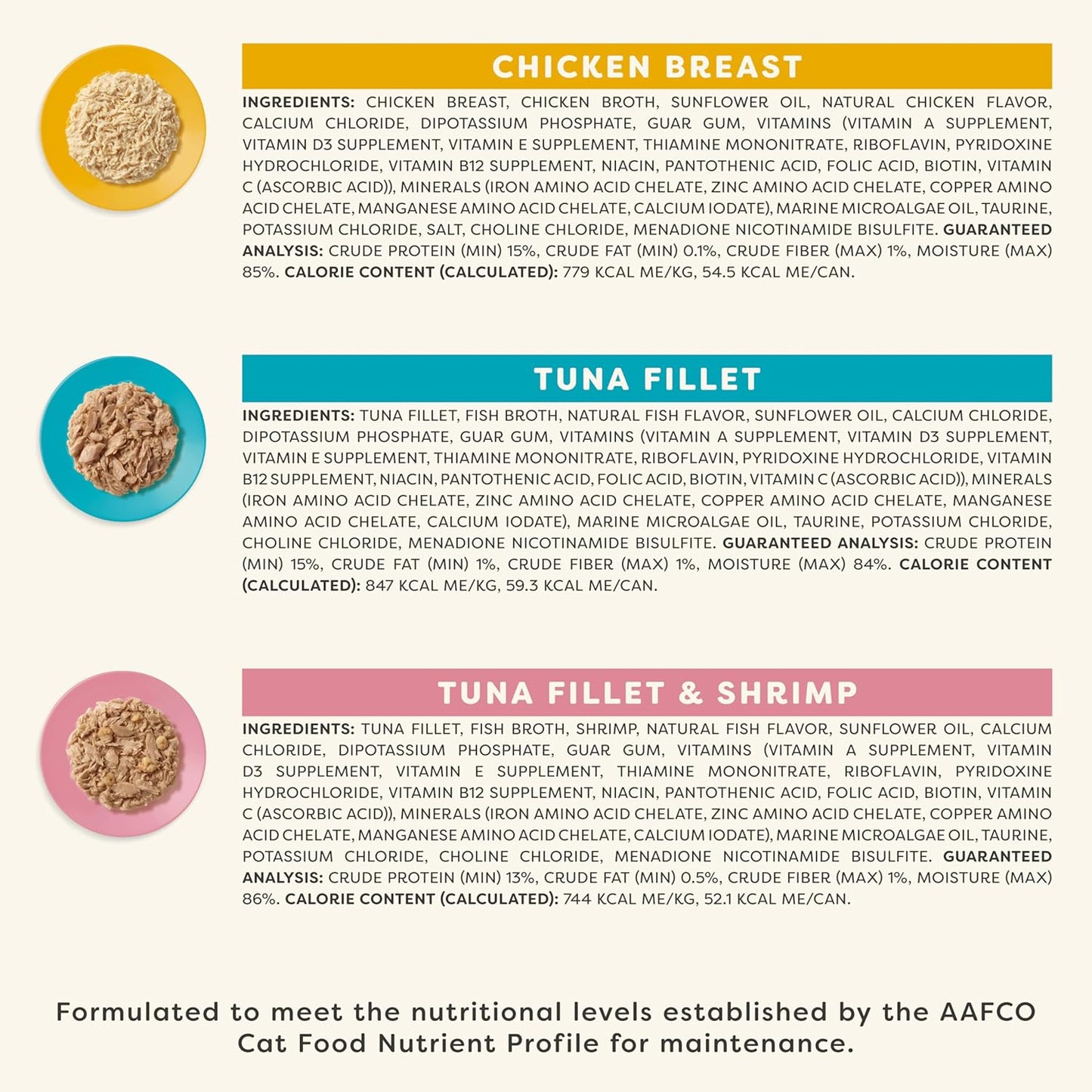 Applaws Vitality Wet Cat Food in Broth, Natural Canned Cat Food, Wet Food for Cats with Added Vitamins and Minerals, Grain Free, Carrageenan Free, Variety Selection in Broth (12 Count, 2.47 oz Cans)