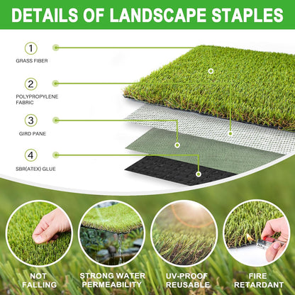 Artificial Grass Turf for Dogs 5 ft x 10 ft, 1.38 Inch Fake Grass Pee Pad for Potty Training, Extra Large Rug for Indoor/Outdoor Patio, Wee Wee Pad, Turf Mat for Pets
