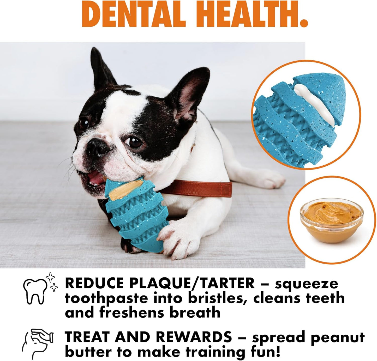 Max Fusion with Nike Grind, Arlee Spiro Football Treat Dispensing Dog Toy, Durable Dog Treat Toy, M