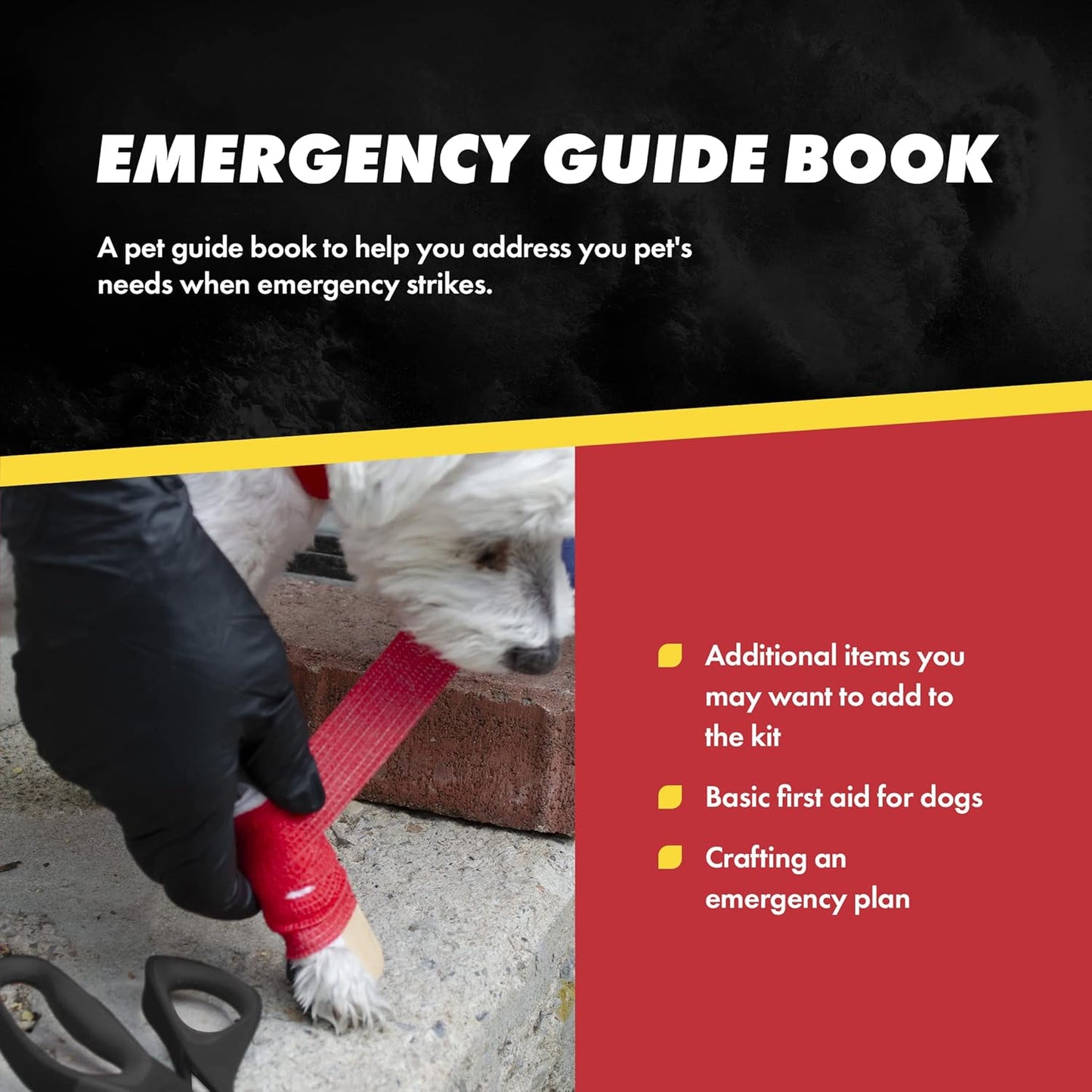 Emergency Zone - Small Dog Emergency Survival Kit - Bug Out, Emergency, Travel Kits, First Aid - Basic