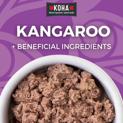 KOHA Limited Ingredient Diet Kangaroo Pate for Cats - Single Meat Cat Food for Sensitive Stomachs - Pate Kangaroo Cat Food with No Fillers - 5.5 oz Pack of 24