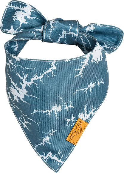 Remy+Roo Large Summer Dog Bandanas - 4 Pack Powell Set | Premium Durable Adjustable Polyester Fabric | Patented Shape Boy Dog Bandanas | Pack of Bandanas for Dogs