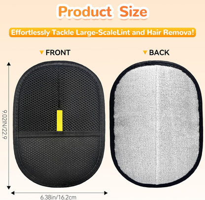 Pet Hair electrostatic Hair Removal Gloves, Suitable for Removing Dog Hair from Sofas, Curtains and Carpets.2pcs