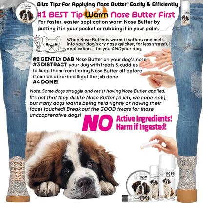 The Blissful Dog St. Bernard Unscented Nose Butter - Dog Nose Butter, 0.50 Ounce