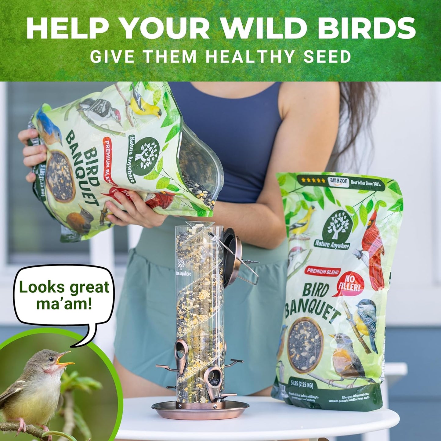 Nature Anywhere Bird Banquet (20 Pounds)