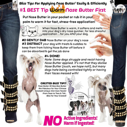 The Blissful Dog Chinese Crested Unscented Nose Butter, 0.50-Ounce