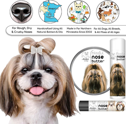 The Blissful Dog Shih Tzu Unscented Nose Butter, 0.50-Ounce