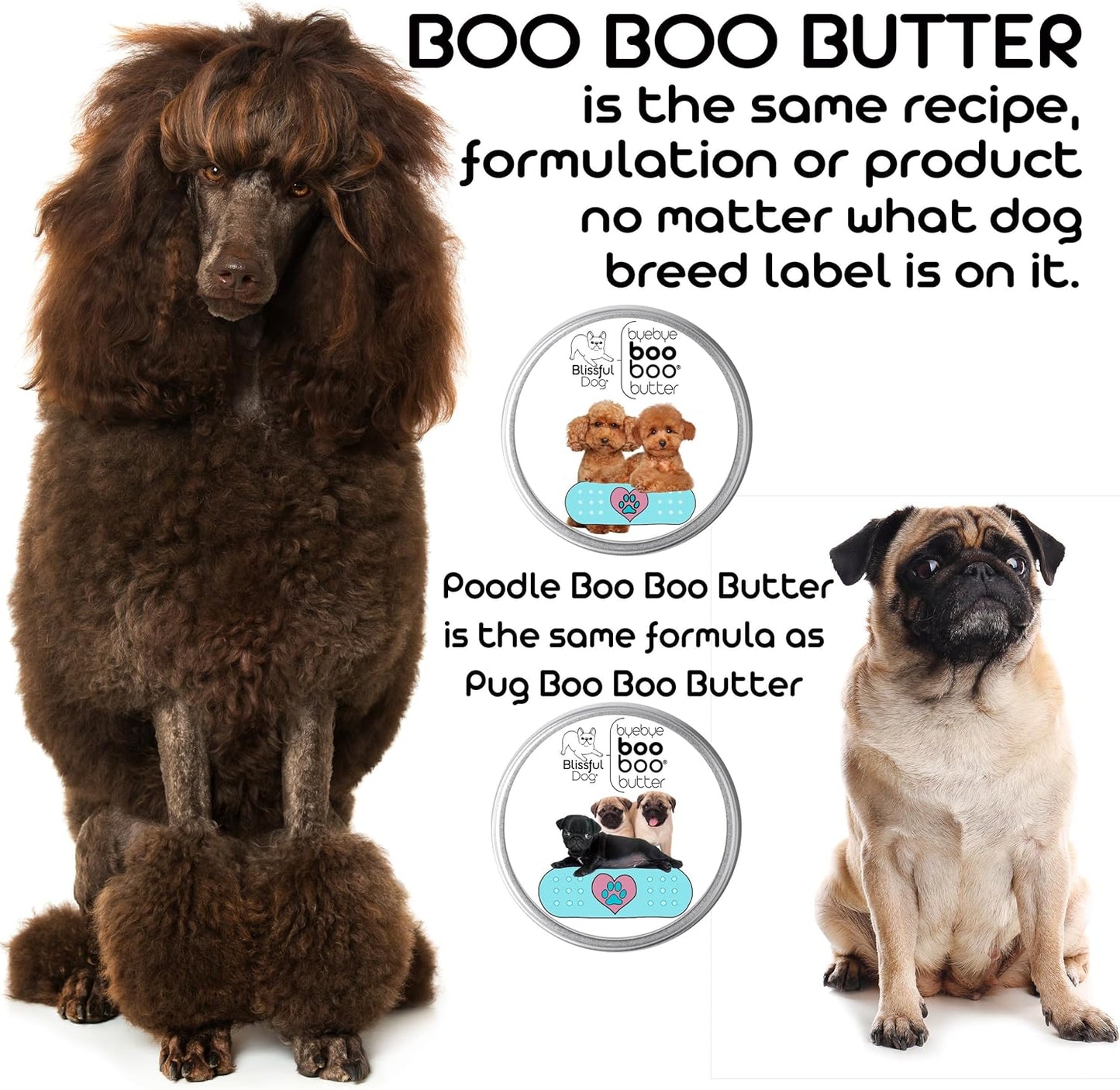 The Blissful Dog Boo Boo Butter for Your Dog's Discomforts, 4-Ounce