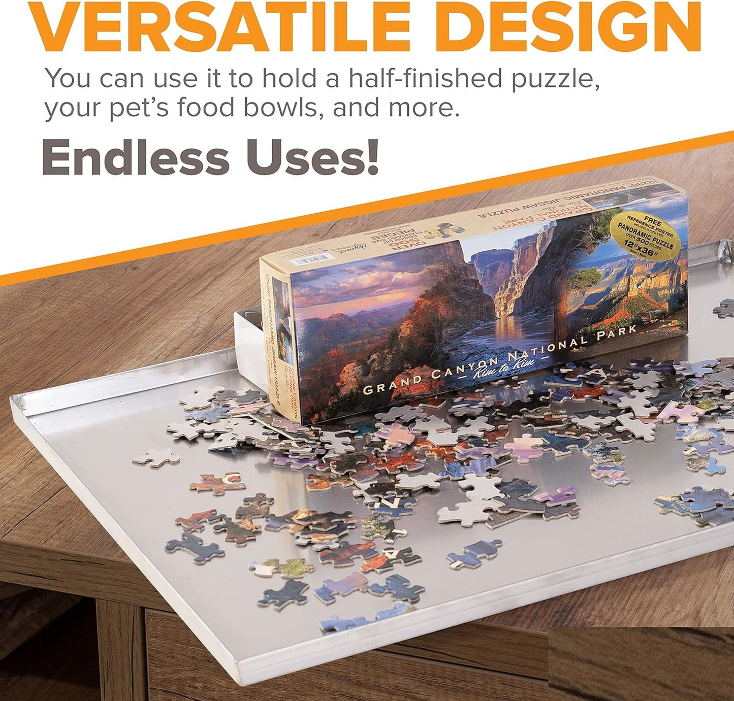 22.75" x 16.63" Metal Replacement Dog Crate Pan Chew Proof Crack Proof Pet Kennel Tray Central Dog Training Crate Pan Pet Supplies, Galvanized, 1" H