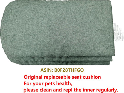 ROODO Pet Stroller Inner Pad for Exclusive Use,Original,Replaceable,Easy to Clean,Set of 3 pc(Cationic ash) - Pawvie