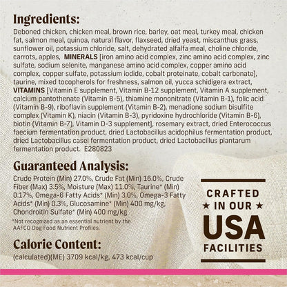 Merrick Healthy Grains Premium Dry Dog Food for Small Dogs, Wholesome and Natural Kibble, Small Breed Recipe - 12.0 lb. Bag
