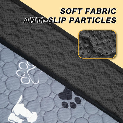 Washable Pee Pads for Dogs, 2 Pack Reusable Puppy Pads, Waterproof Pet Pee Pads for Dog Potty Training, Dog Pee Pads for Crate, Playpen, and Whelping, Durable and Absorbent, Grey 18"x24"