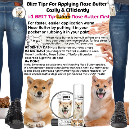 The Blissful Dog Shiba Inu Unscented Nose Butter, 0.15-Ounce