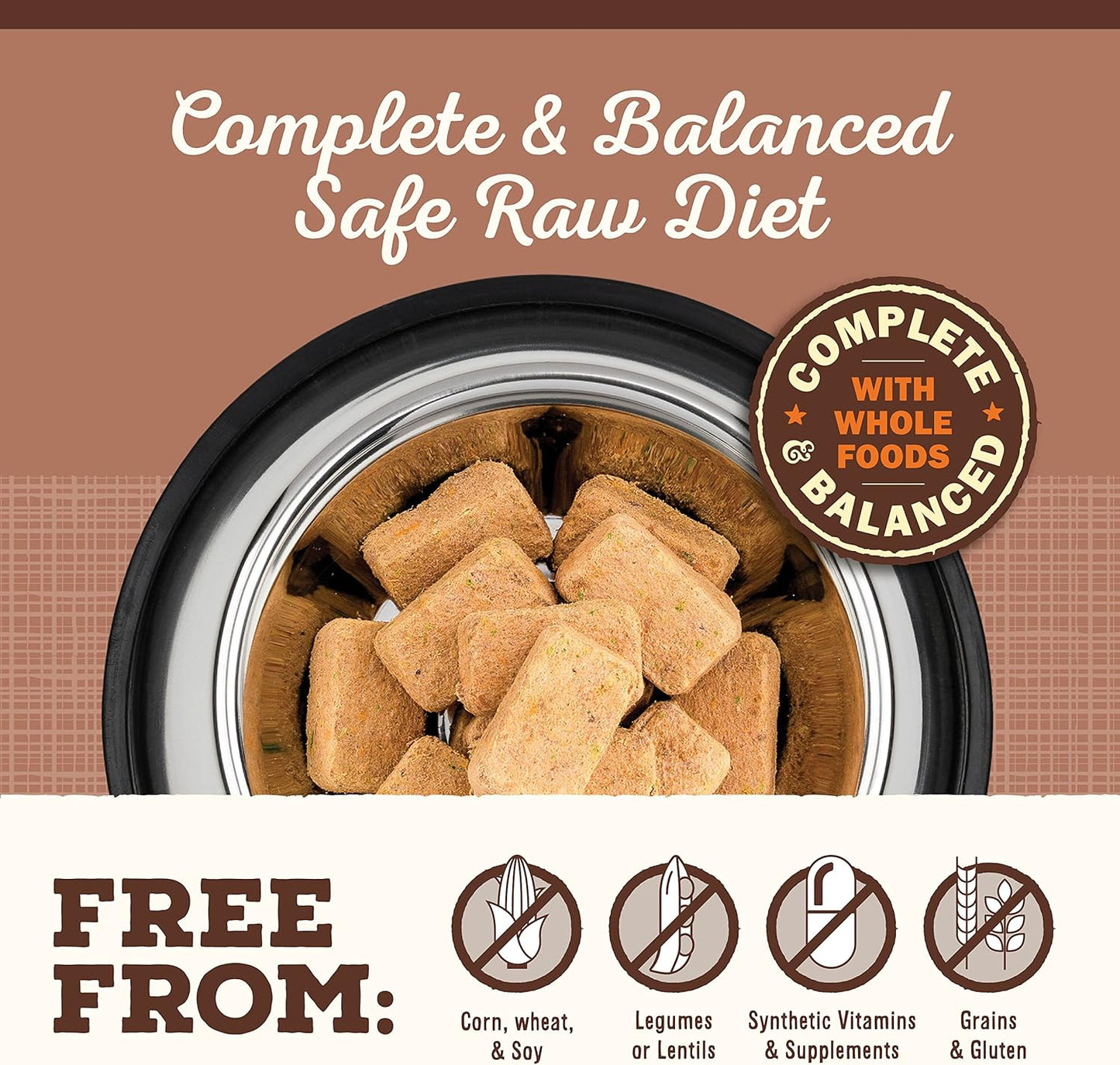 Primal Freeze Dried Raw Dog Food Nuggets, Pork, Complete & Balanced Meal, Also Use as Topper or Treat, Premium, Healthy, Grain Free, High Protein Raw Dog Food, 14 oz (Pack of 4)