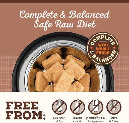 Primal Freeze Dried Raw Dog Food Nuggets, Pork, Complete & Balanced Meal, Also Use as Topper or Treat, Premium, Healthy, Grain Free, High Protein Raw Dog Food, 14 oz (Pack of 4)