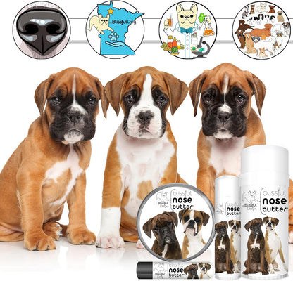 The Blissful Dog Boxer Duo Unscented Nose Butter, 2-Ounce