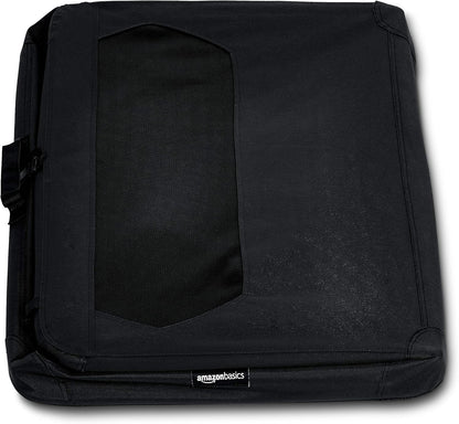 Amazon Basics Folding Portable Soft Pet Dog Crate Carrier Kennel, 36 x 24 x 24 inches, Black