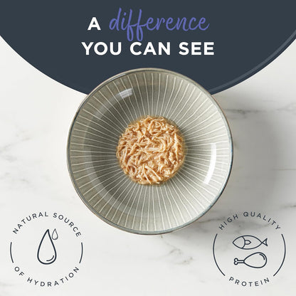 Reveal Natural Wet Cat Food, 12 Count, Grain Free, Limited Ingredient Canned Food for Cats, Fish and Chicken Variety in Gravy, 2.47 oz Cans