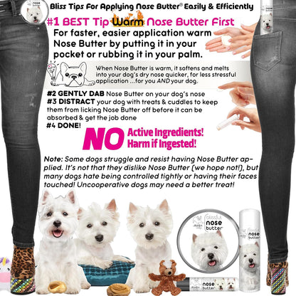 The Blissful Dog West Highland Terrier Unscented Nose Butter