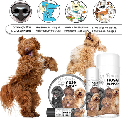 The Blissful Dog Labradoodle Unscented Nose Butter - Dog Nose Butter, 2 Ounce
