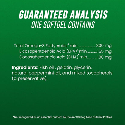 Nutramax Welactin 3 - Canine 120 - Softgel Caps, Welactin Omega-3 Skin and Coat Support