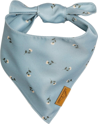Remy+Roo Extra Large Spring Dog Bandanas - 4 Pack Emily Set | Premium Durable Adjustable Polyester Fabric Dog Scarfs | Patented Shape Girl Dog Bandana, Trendy Patterns, Floral Dog Bandana