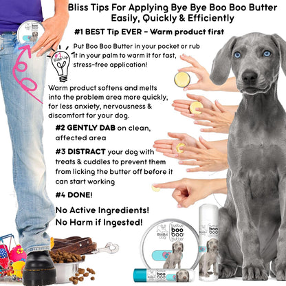 The Blissful Dog 4 oz TIN Weimaraner Booboo Butter