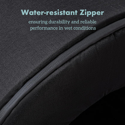 Orthopedic Dog House - Outdoor Waterproof Dog Shelter w/Porch - Indoor Pet House w/Egg-Crate Foam - Cooling - Machine Washable - Ideal for Extra Large Breeds & Fits 42-Inch Crate - 41"x27"