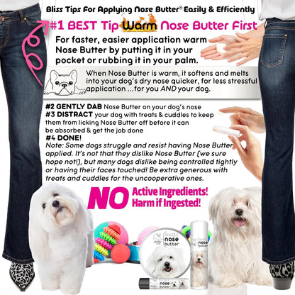 The Blissful Dog Coton De Tulear Unscented Nose Butter, 2-Ounce