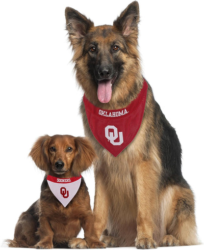 Pets First Collegiate Pet Accessories, Reversible Bandana, Indiana Hoosiers, Large/X-Large