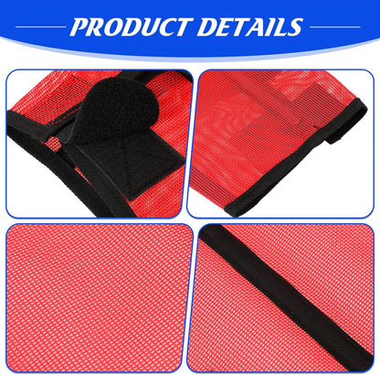 8 Pcs Mesh Fly Boots for Horse Breathable Mesh Horse Boots Protective Horse Leg Wraps Horse Leggings for Preventing Flies and Mosquitoes Bites (Light Pink, Dark Pink)