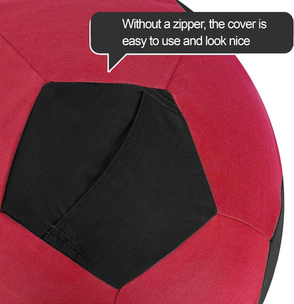 Herding Ball for Horse Ball & Cover 40" Large for Play Herding Ball Horse Toys for Horse (Red & Black)