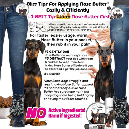 The Blissful Dog Doberman Unscented Nose Butter