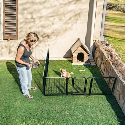 FXW Rollick Unleashed Dog Playpen for Indoor, Yard, RV Camping, 24 inch 6 Panels for Small and Puppy Dogs│Patented