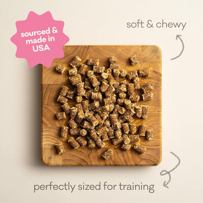 Polkadog Wonder Nuggets – Soft & Chewy Dog Treats with Turkey & Cranberry – Healthy, Limited Ingredient Training Treats for All Dog Breeds and Ages – Natural, Made in USA – 10 oz