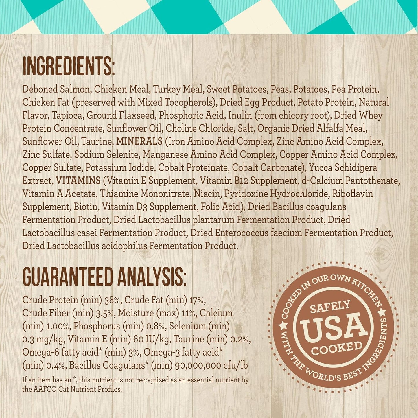 Merrick Purrfect Bistro Grain Free Natural Dry Cat Food For Adult Cats, Real Salmon And Sweet Potato Recipe - 7 lb. Bag