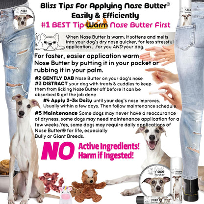 The Blissful Dog Whippet Unscented Nose Butter, 16oz