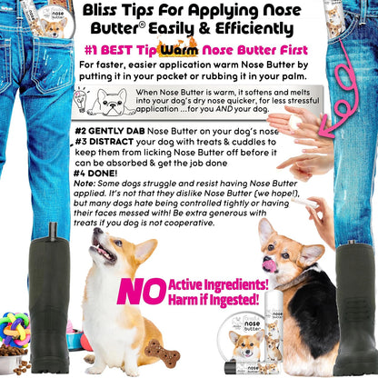 The Blissful Dog Corgi Unscented Nose Butter, 1-Ounce