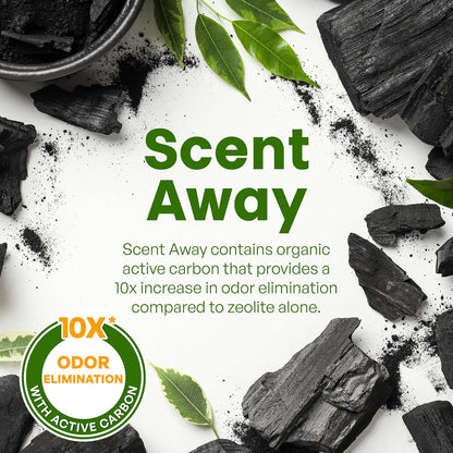 Cat Litter Deodorizer | Litter Box Odor Eliminator | Fragrance-Free with Active Carbon | Eliminates Cat Odors and Smells to Keep Your Home Fresh and Clean (25 LBs)