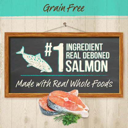 Merrick Purrfect Bistro Grain Free Natural Dry Cat Food For Adult Cats, Real Salmon And Sweet Potato Recipe - 12 lb. Bag