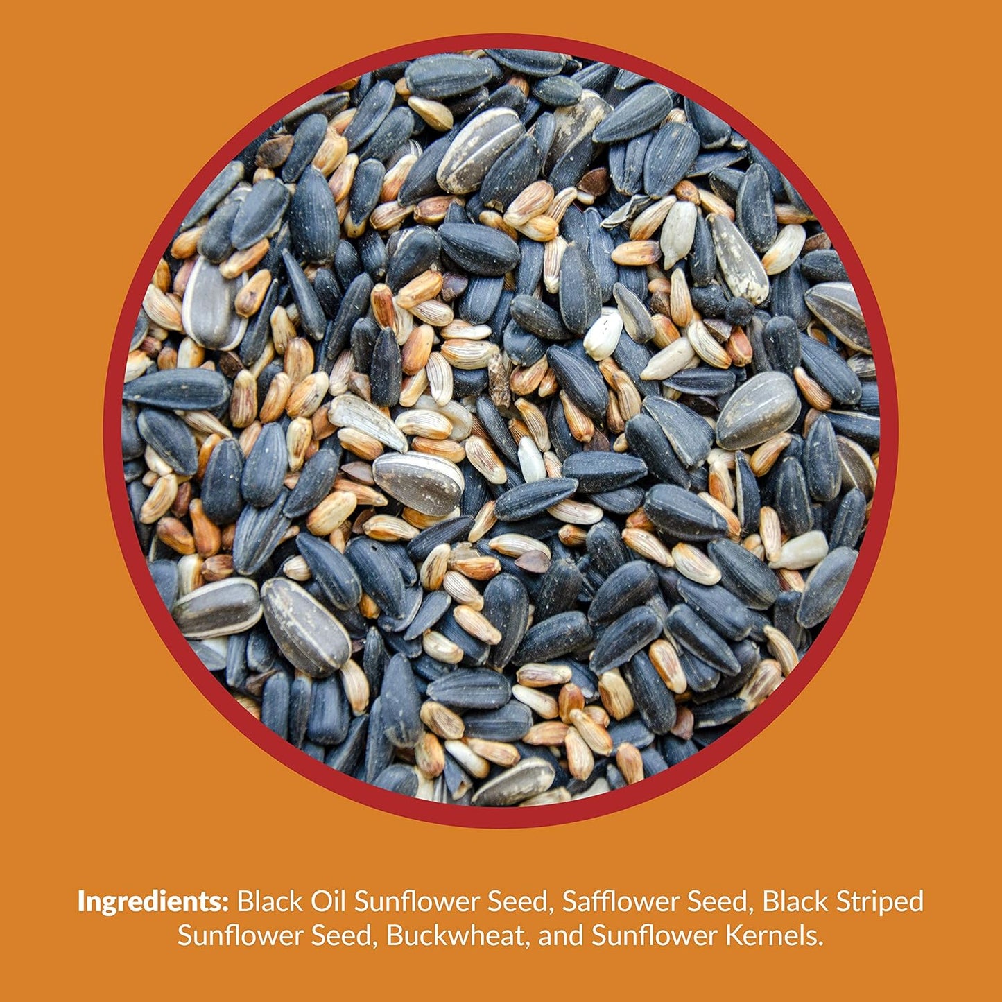 Lyric Cardinal Wild Bird Seed - Sunflower & Safflower Premium Bird Food Mix for Cardinals, Grosbeaks & Blue Jays - 18 lb bag