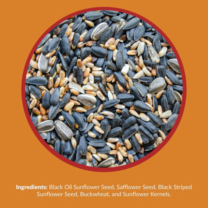 Lyric Cardinal Wild Bird Seed - Sunflower & Safflower Premium Bird Food Mix for Cardinals, Grosbeaks & Blue Jays - 3.75 lb bag