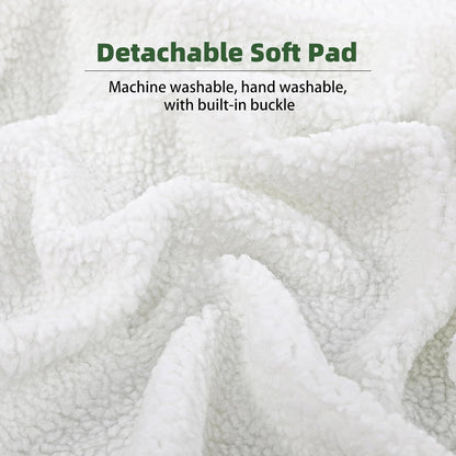 GDanes Cat House Portable Indoor/Outdoor Red Cat Tent for Cats and Small Dogs with Soft Pad