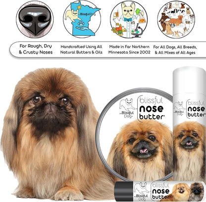 The Blissful Dog Pekingese Unscented Nose Butter - Dog Nose Butter, 2 Ounce