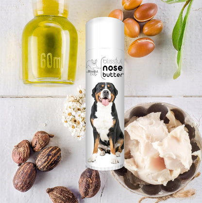 The Blissful Dog Greater Swiss Mountain Dog Unscented Nose Butter - Dog Nose Butter, 0.50 Ounce