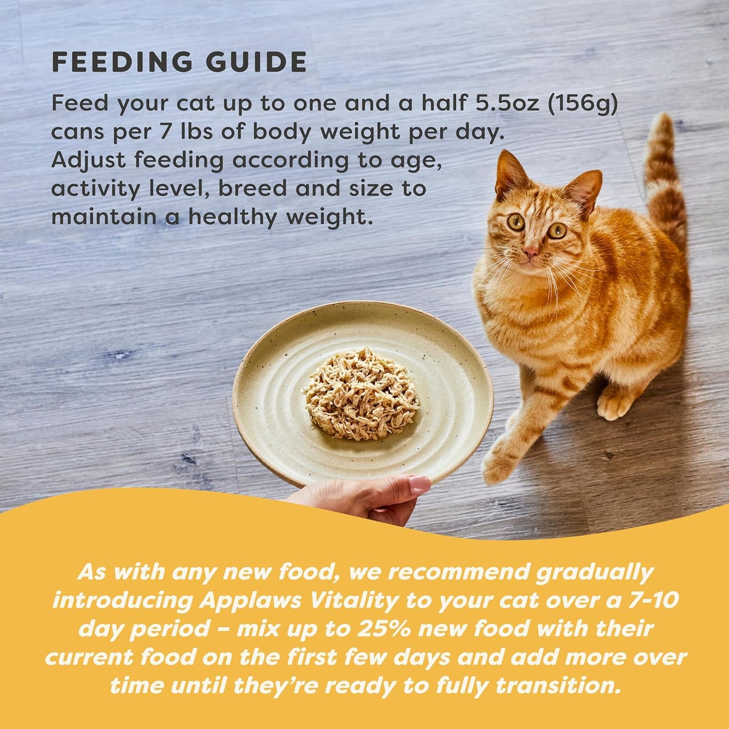 Applaws Vitality Wet Cat Food in Broth, Natural Canned Cat Food, Wet Food for Cats with Added Vitamins and Minerals, Grain Free, Carrageenan Free, Chicken Breast in Broth (24 Count, 5.5oz Cans)